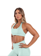 PNX - Nova Halter Neck Sports Bra - Ice Green