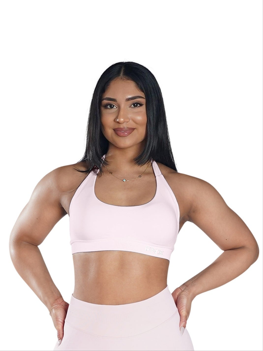 PNX - Nova Halter Neck Sports Bra - Pink