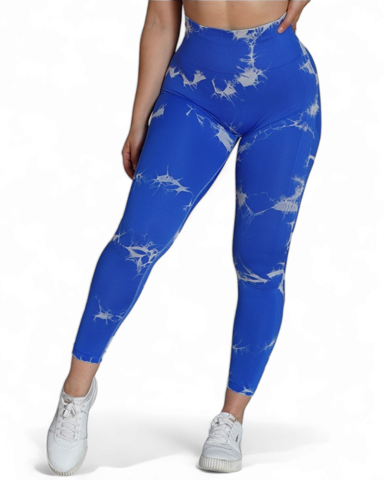 Clearance PNX - Aida TD Leggings  - Blue/White