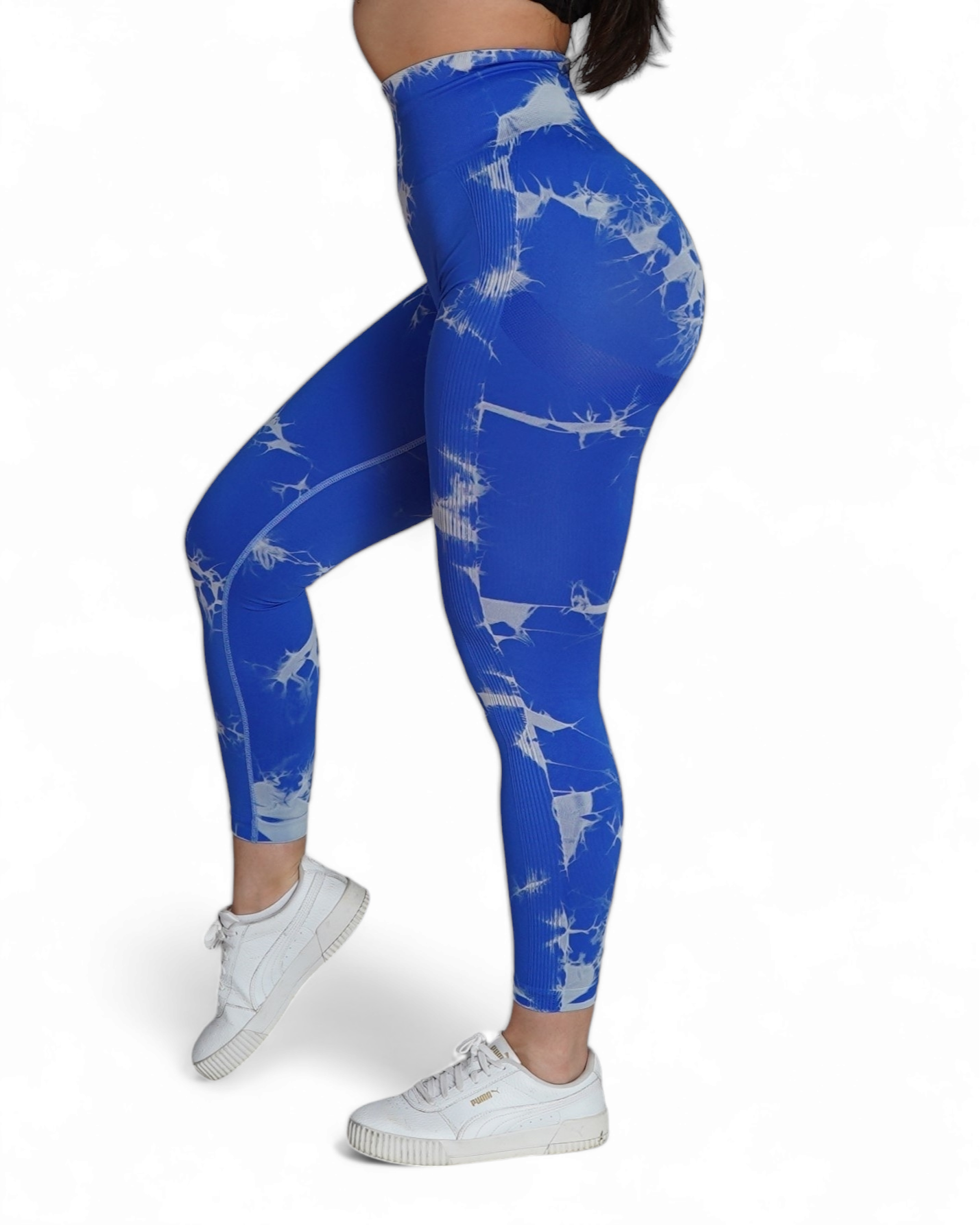 Clearance PNX - Aida TD Leggings  - Blue/White