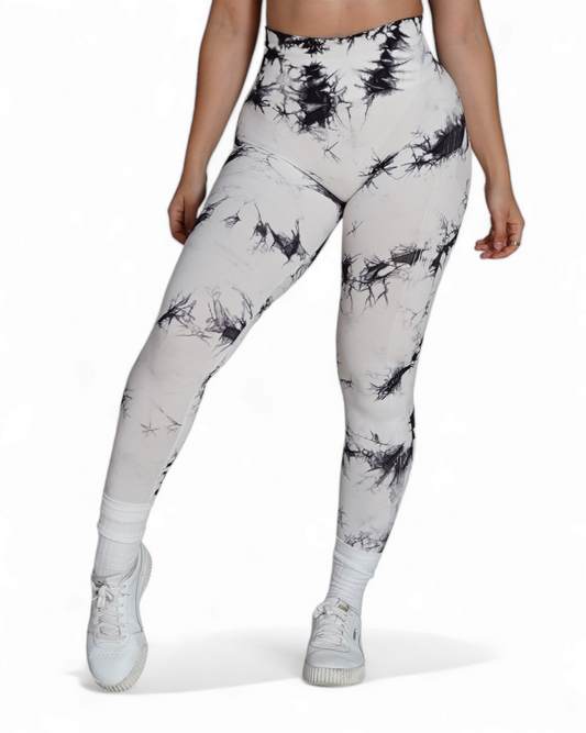 Clearance PNX - Aida TD Leggings  - White/Black