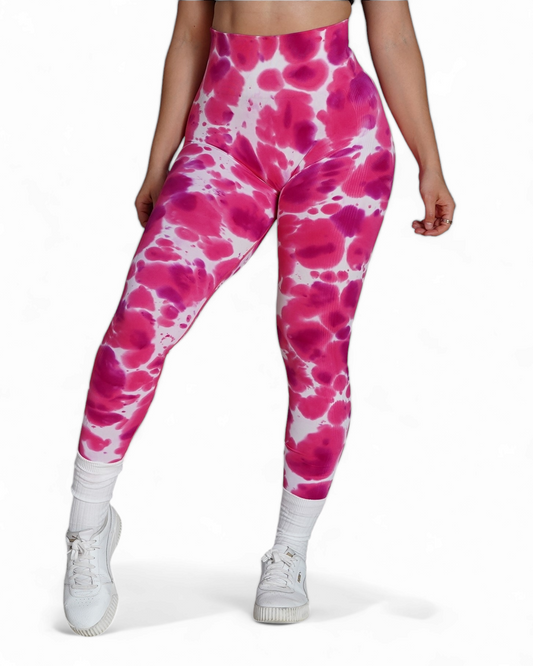 Clearance PNX - Aida TD Leggings  - Pink/White Blast