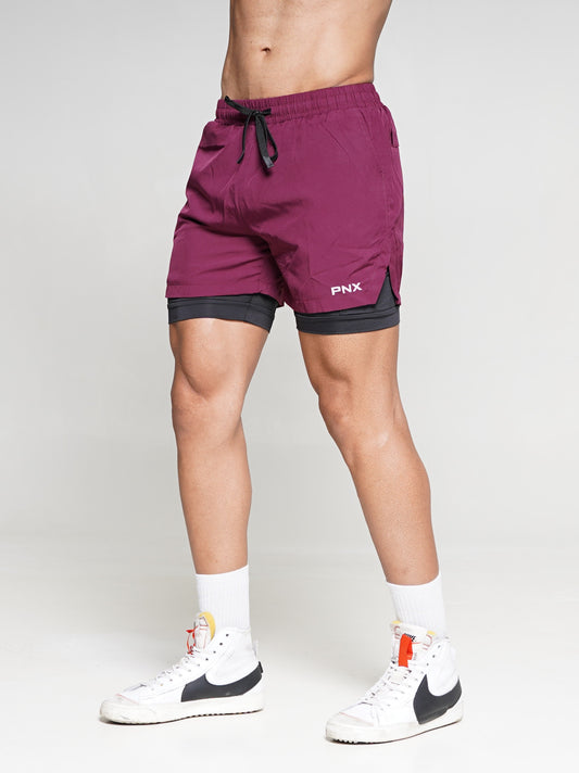 PNX - Rush Elite Shorts - Maroon