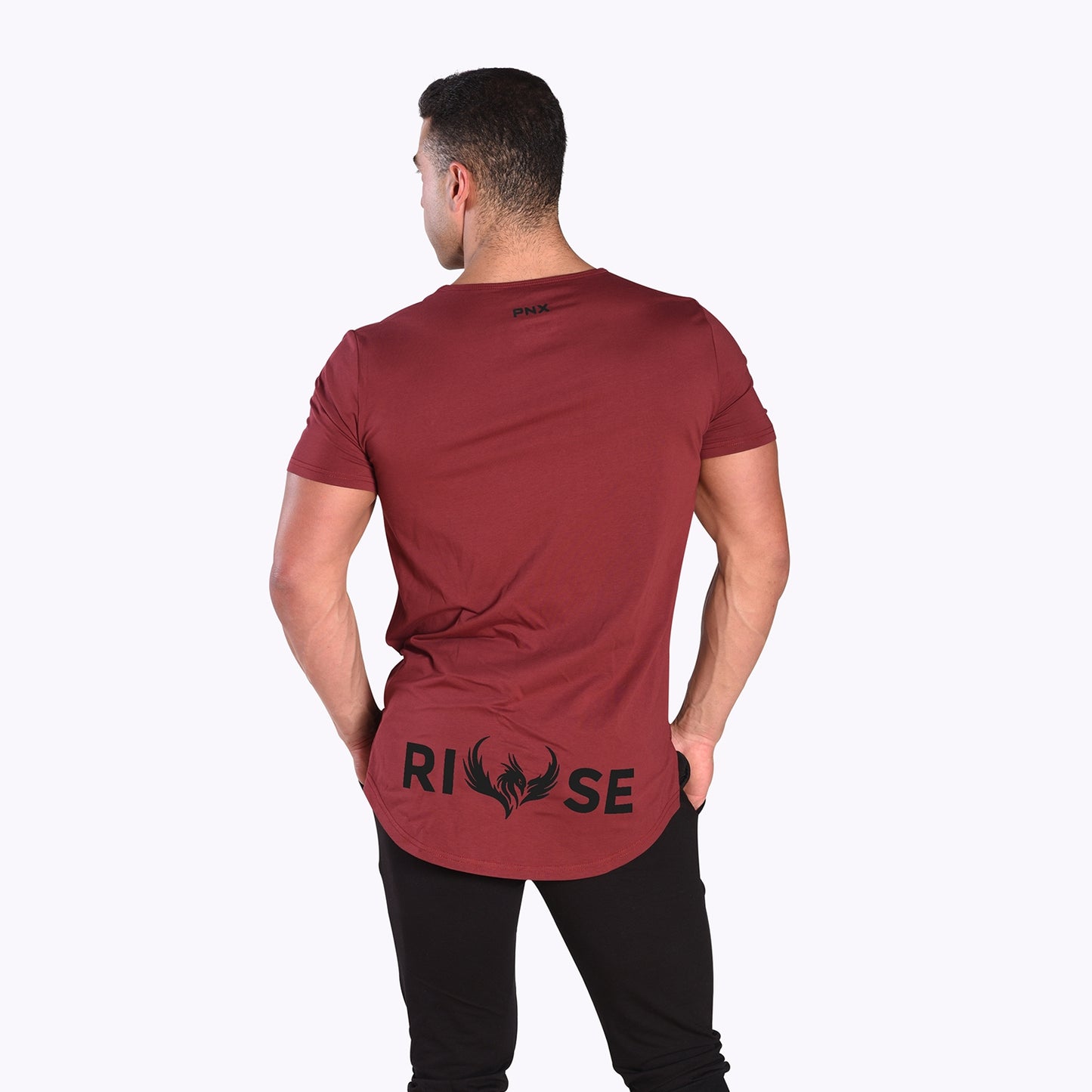 PNX - Logo T-shirt  - Burgundy