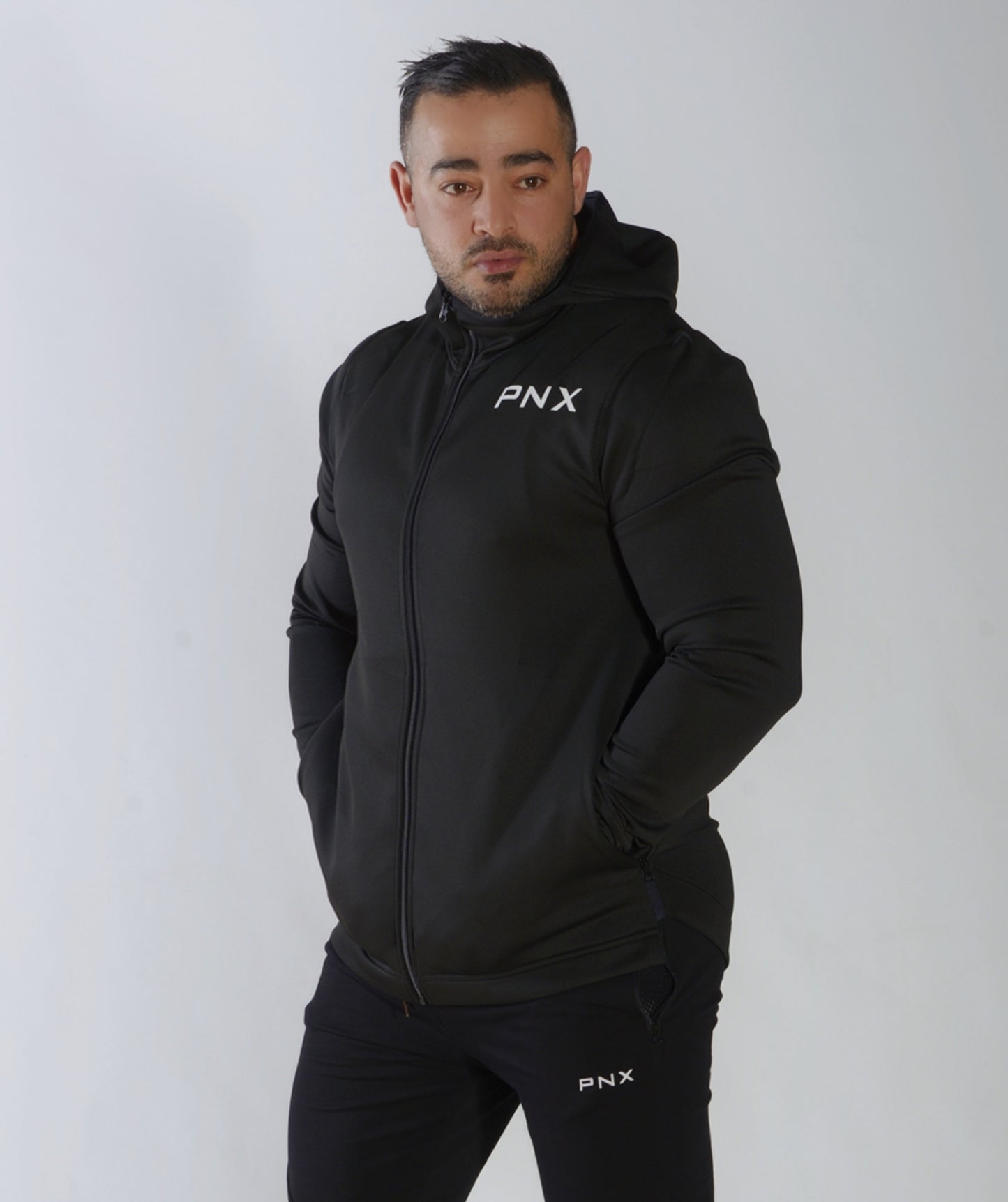 Clearance PNX - Fit Flex Zip Jacket- Black